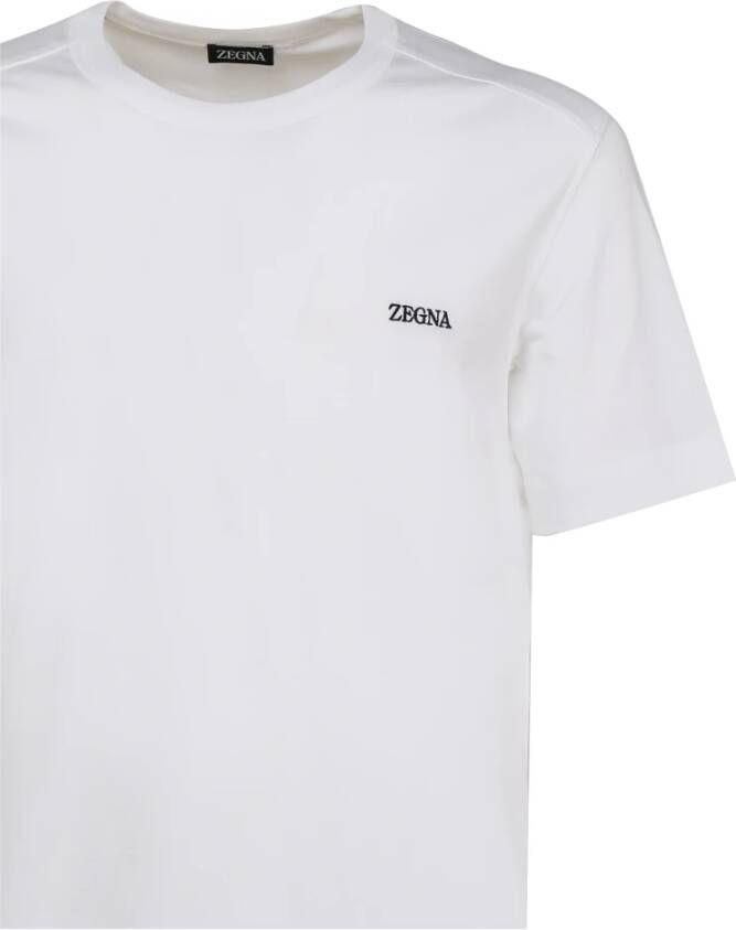 Ermenegildo Zegna T-Shirts Wit Heren