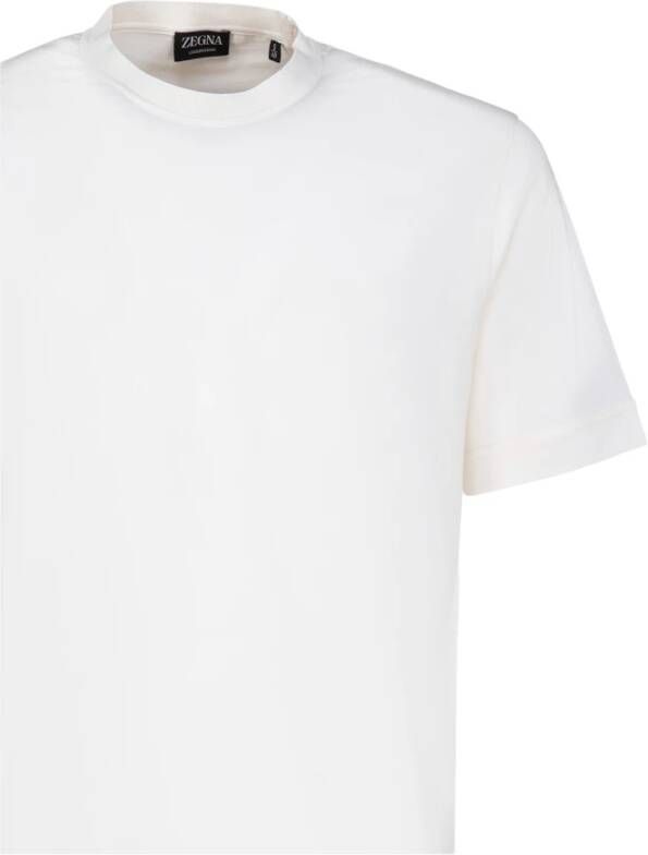 Ermenegildo Zegna T-Shirts White Heren - Foto 2