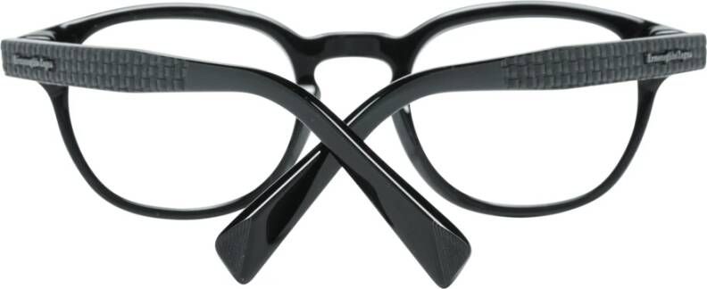 Ermenegildo Zegna Zwarte Heren Optische Brillen Black Heren