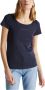 Esprit T shirt met fonkelende glinstersteentje logo op borsthoogte - Thumbnail 4