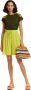Essentiel Antwerp Limoen Bermuda Shorts Elastische Taille Relaxte Pasvorm Yellow Dames - Thumbnail 2