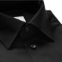 Eton Moderne Zwarte Signature Twill Overhemd Black Heren - Thumbnail 4