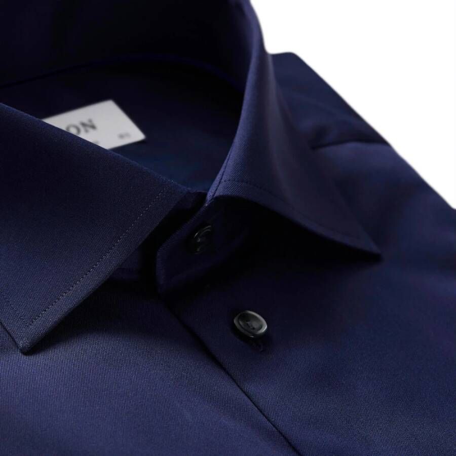 Eton contemporary fit overhemd Blauw Heren