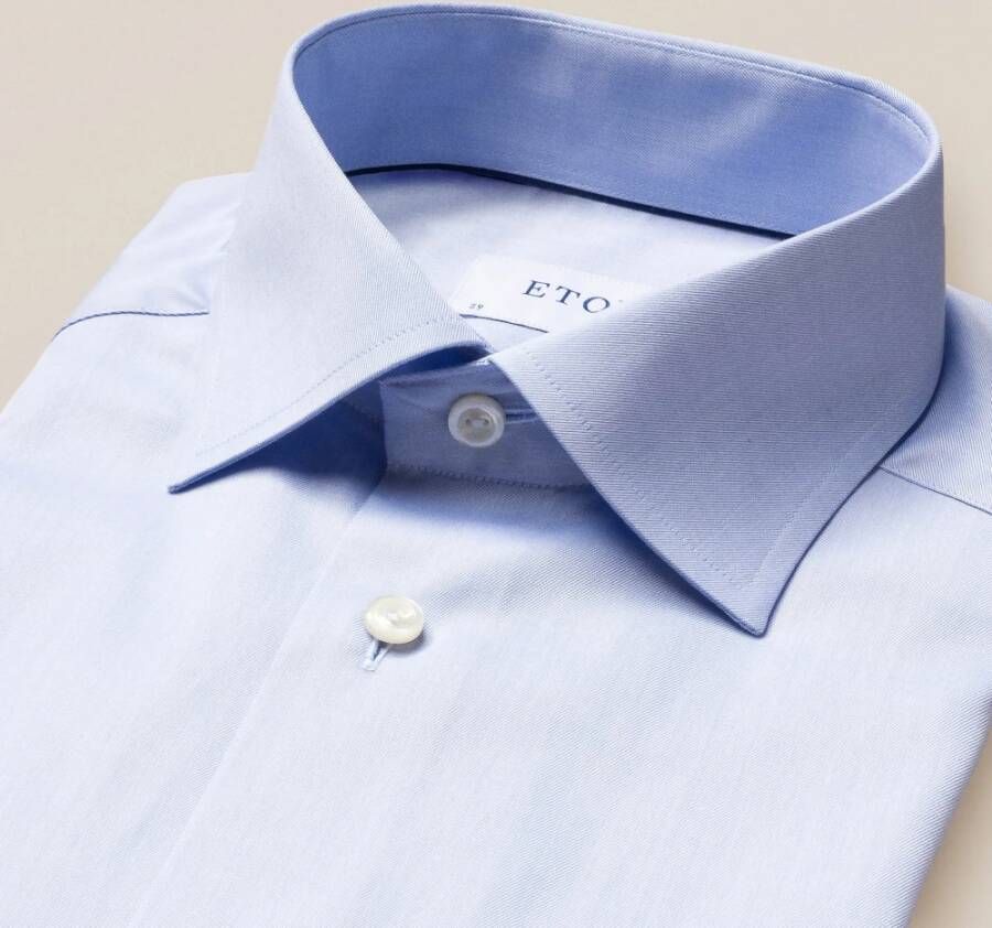 Eton Formal Shirts Blauw Heren