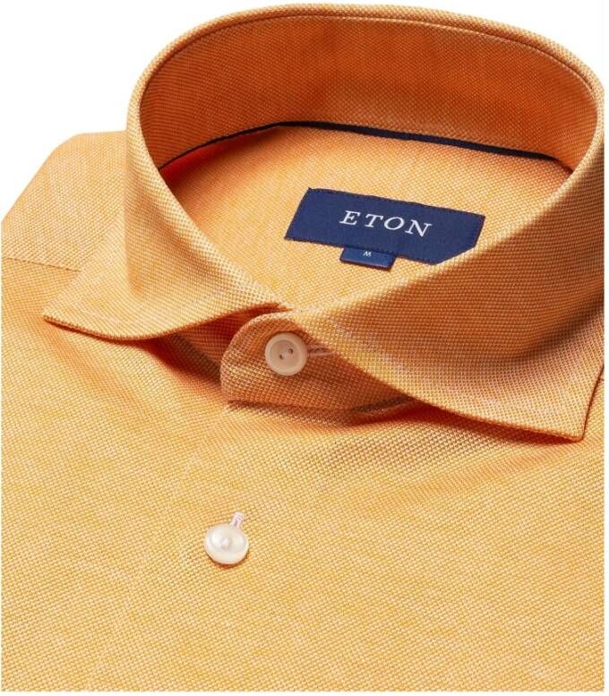 Eton Casual overhemd Geel Heren