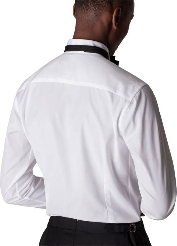 Eton Opvouwbare vleugelkraag overhemd White Heren