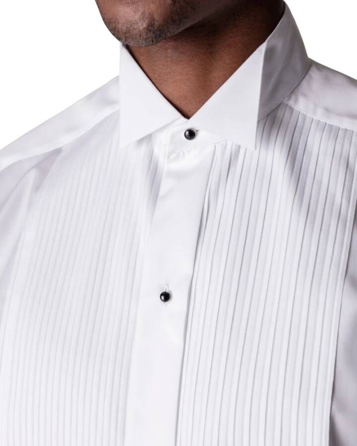 Eton Opvouwbare vleugelkraag overhemd White Heren