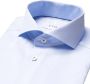 Eton Blauwe Slim Fit Textured Twill Overhemd Blue Heren - Thumbnail 2