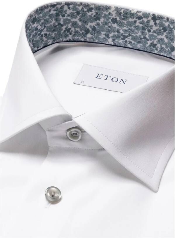 Eton overhemd wit 100004054 00 Wit Heren