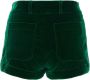 ETRO Smaragdgroene fluwelen shorts Groen Dames - Thumbnail 2