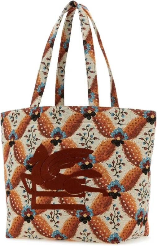 ETRO Geborduurde canvas winkeltas Meerkleurig Dames