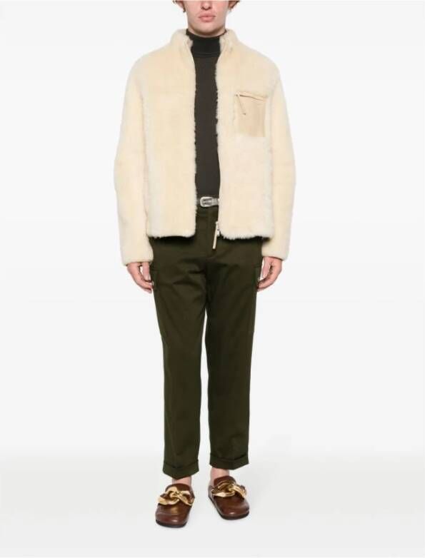 ETRO Groene Pegaso Cropped Cargo Broek Green Heren