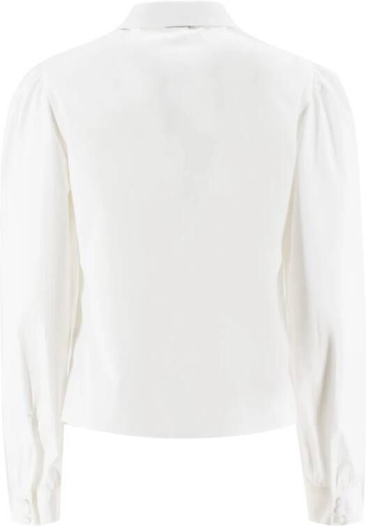 ETRO Katoenen blouse met voorprint Wit Dames