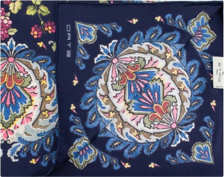 ETRO Scarves Blauw Dames