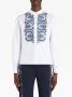 ETRO Katoenen Blouse met Voorkant Print White Dames - Thumbnail 2