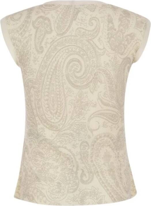 ETRO Sleeveless Tops Beige Dames