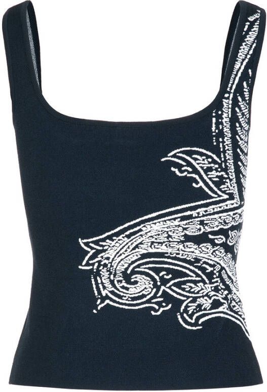 ETRO Sleeveless Tops Blauw Dames