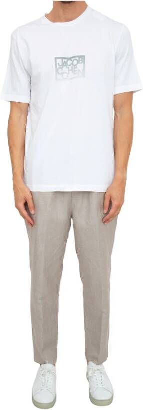 ETRO Straight Trousers Beige Heren