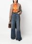 ETRO Blauwe Baggy Fit Hoge Taille Jeans Blauw Dames - Thumbnail 2
