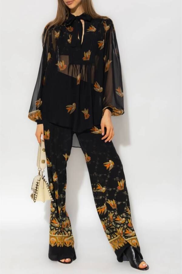 ETRO Zijden shirt Zwart Dames