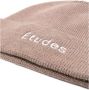 Études Bruine Gebreide Logo Beanie Brown Unisex - Thumbnail 2