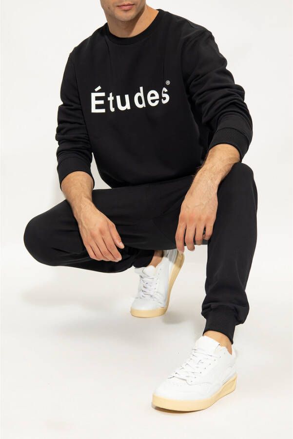Études Sweatshirt met logo Zwart Heren