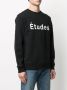 Études Zwarte Sweatshirt met Bedrukt Logo Zwart Heren - Thumbnail 4