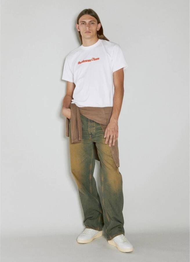 Eytys Katoenen T-Shirt met Grafische Print White Heren