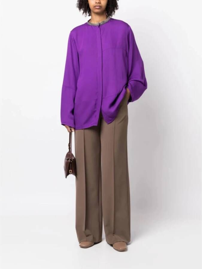 Fabiana Filippi Blouses Paars Dames