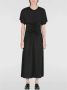 Fabiana Filippi Vlindermouw Jurk Zwart Dames - Thumbnail 2