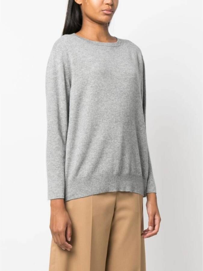 Fabiana Filippi Round-neck Knitwear Grijs Dames