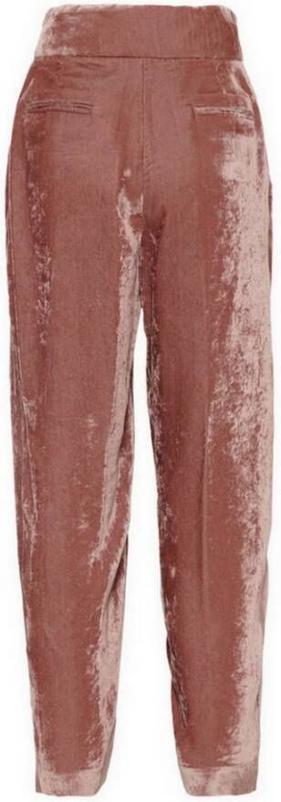 Fabiana Filippi Roze cropped broek met hoge taille Roze Dames