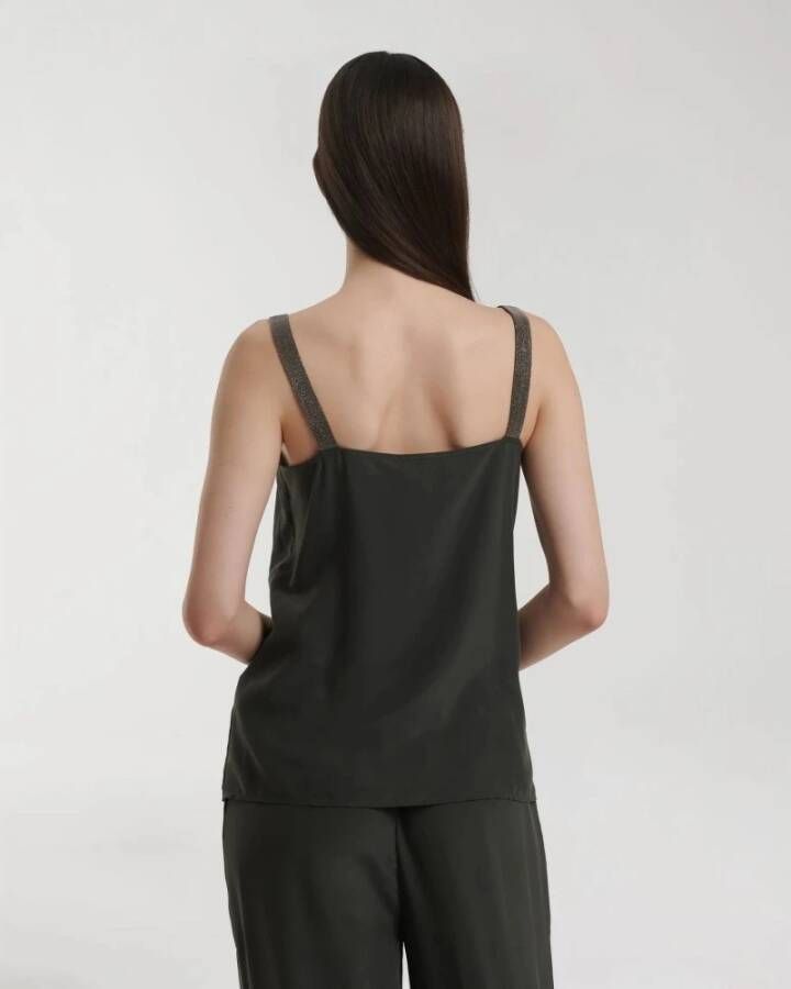 Fabiana Filippi Sleeveless Tops Groen Dames