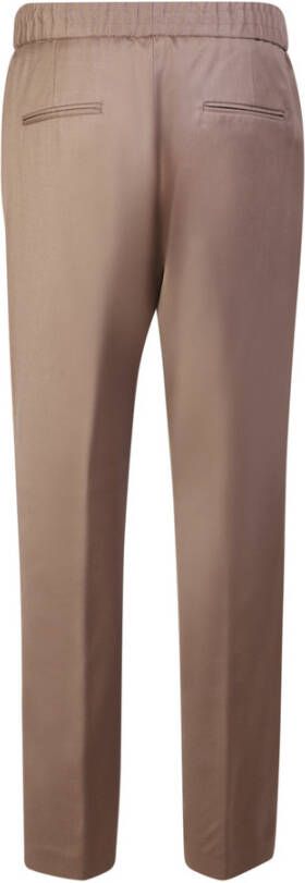 Fabiana Filippi Flanel trekstringbroek Bruin Dames
