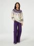 Fabienne Chapot Fijngebreide Pullover met Design Details Meerkleurig Dames - Thumbnail 6