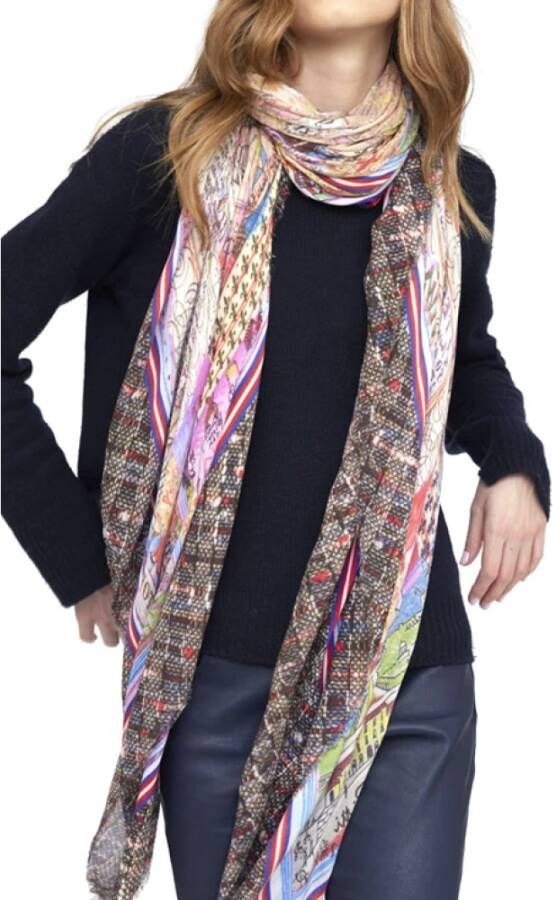 Faliero Sarti Florence Multikleurige Sjaal van Multicolor Dames