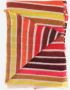 Faliero Sarti Multicolor Cashmere Blend Fringed Sjaal Multicolor Dames - Thumbnail 2
