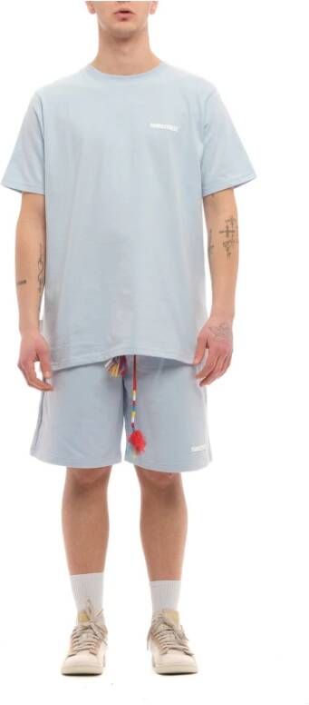 Family First T-Shirts Blauw Heren