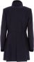Fay Blauwe fluwelen kraagjas Blauw Dames - Thumbnail 2