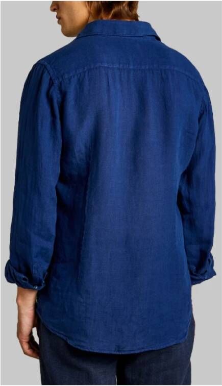 Fay Casual overhemd Blauw Heren