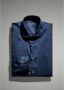 Fay Normaal Overhemd Blauw Heren - Thumbnail 2