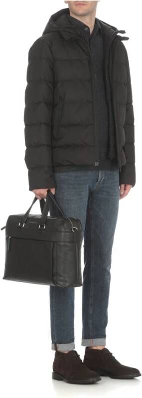 Fay Coats Zwart Heren
