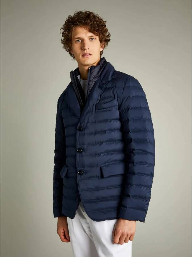 Fay Down Jackets Blauw Heren