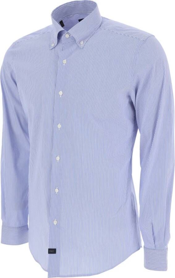 Fay Formeel overhemd Blauw Heren