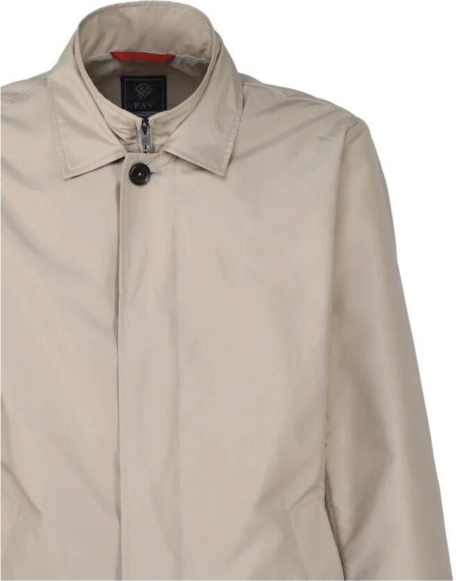 Fay Rain Jackets Beige Heren