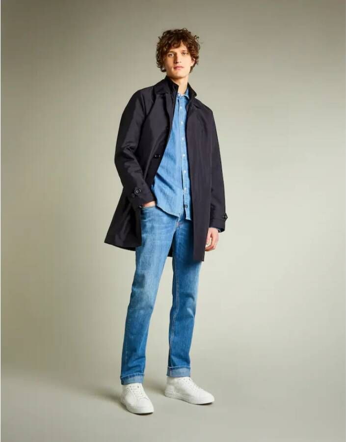 Fay Rain Jackets Blauw Heren