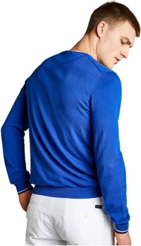 Fay Truien met ronde hals Blauw Heren