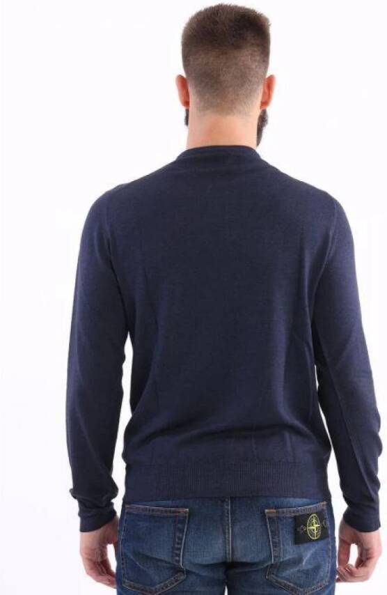Fay Truien met ronde hals Blauw Heren