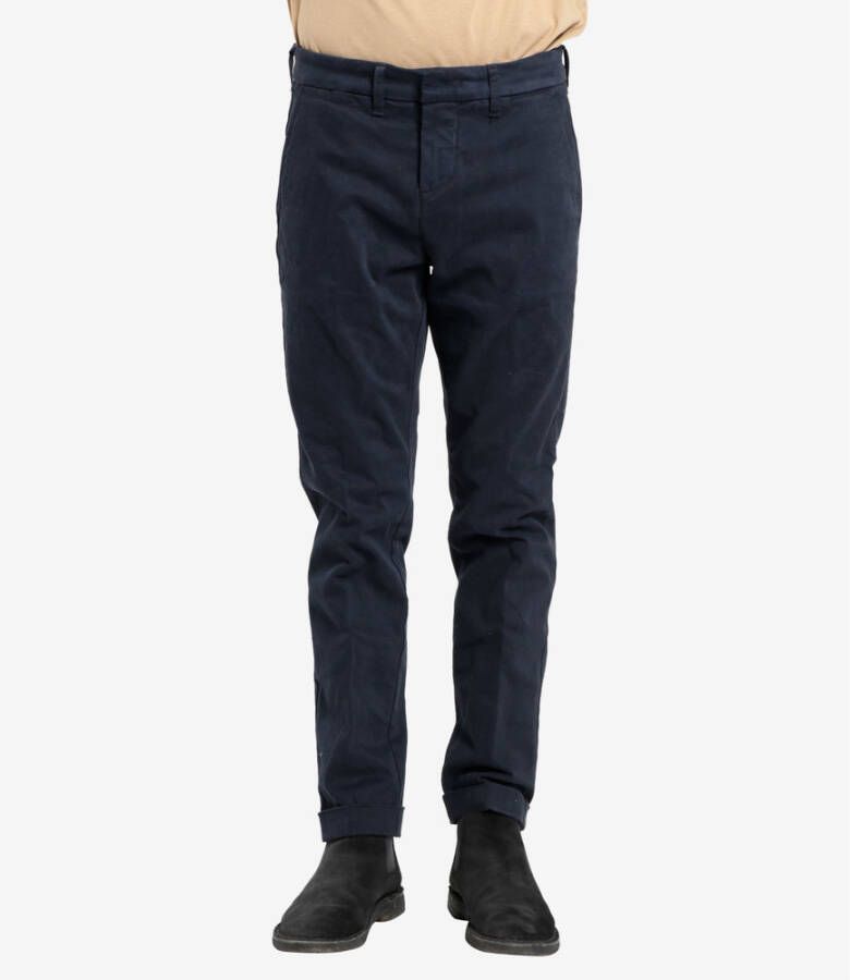 Fay Slim-fit broek Blauw Heren