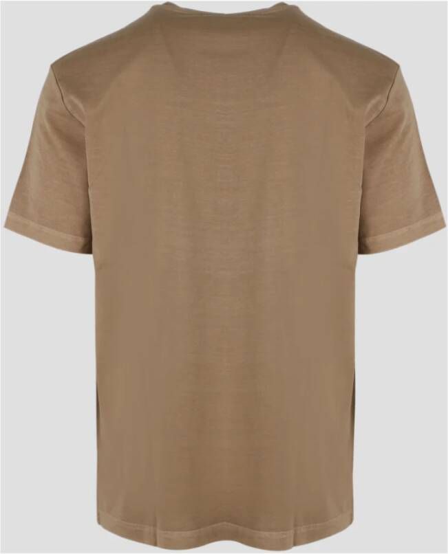 Fay T-Shirts Bruin Heren
